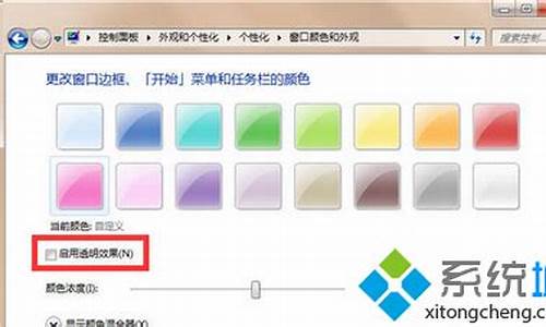 win7桌面底部颜色透明不在了_win7桌面不透明