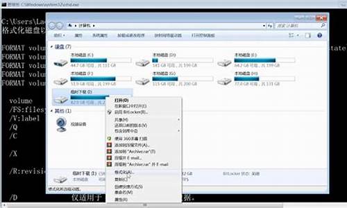硬盘格式化命令行